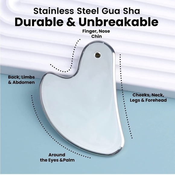 Brand New Ice Roller & Gua Sha Facial Tools Skin Care Set Cryotherapy Anti-Aging - Picture 2 of 9